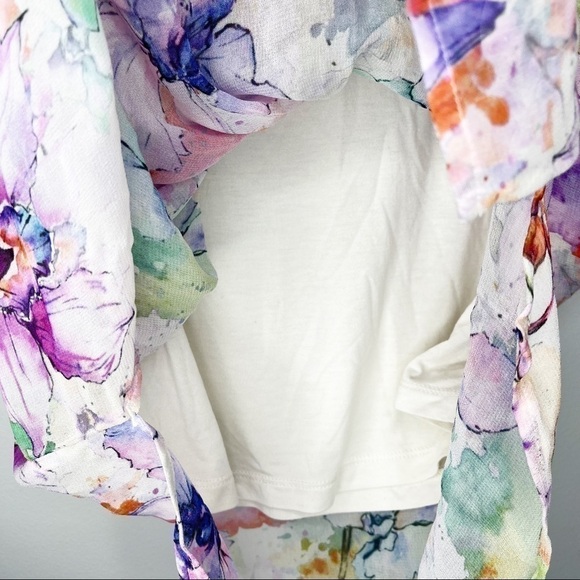 Soft Surroundings Coastal Breeze Floral Top and Tank Sz S - Picture 5 of 8